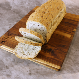 Pan Tajado Linaza + Masa Madre